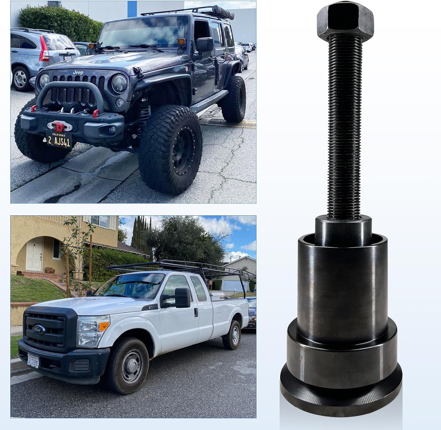 HKTE Dana 30/44/60 Front Axle Seal Installer, Effortless Sealing for Jeep, Ford, Dodge & More