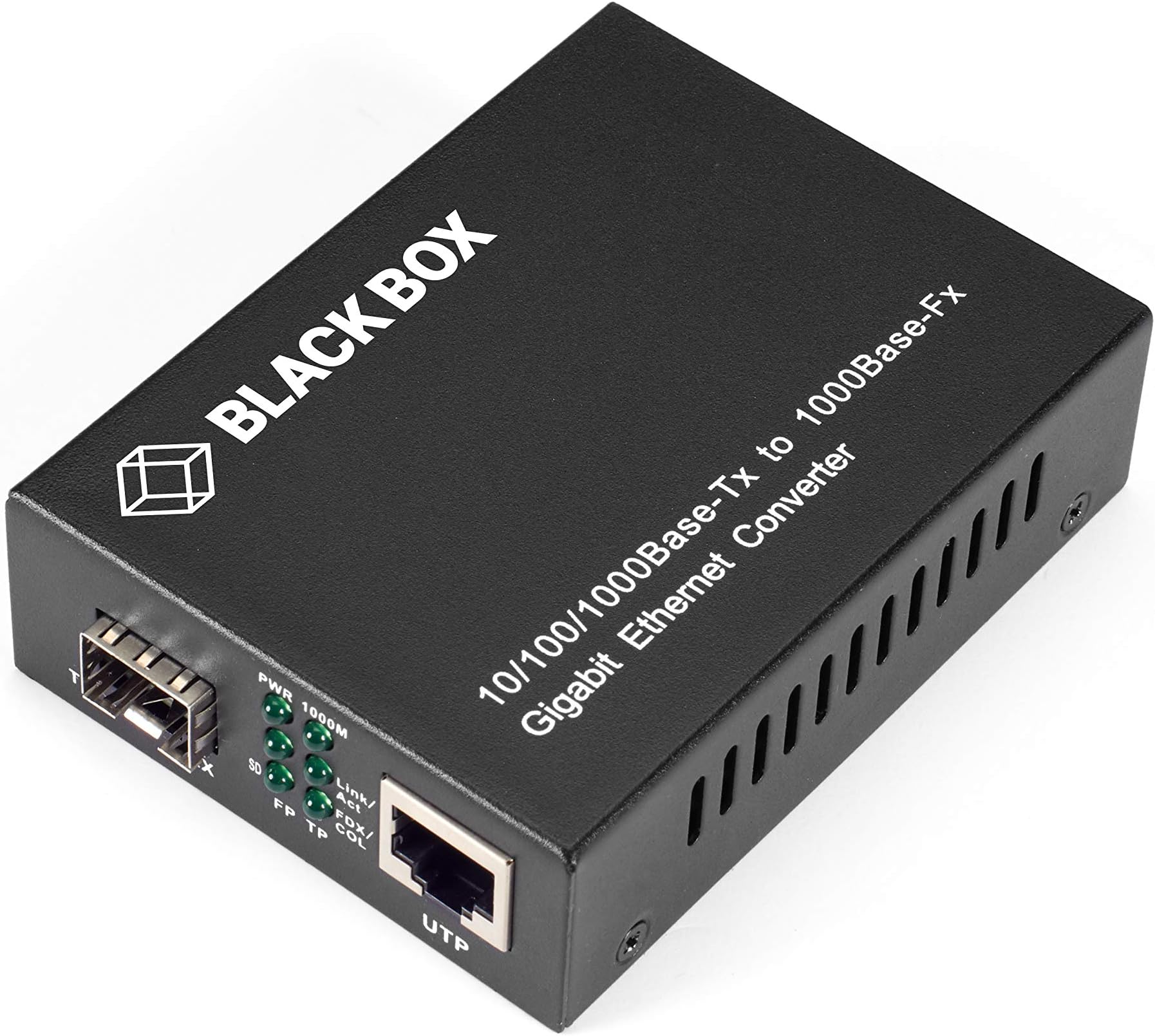 Blackbox LGC210A Media Converter 10/100/1000M Copper to 1000M Fibre, Pure Networking Series