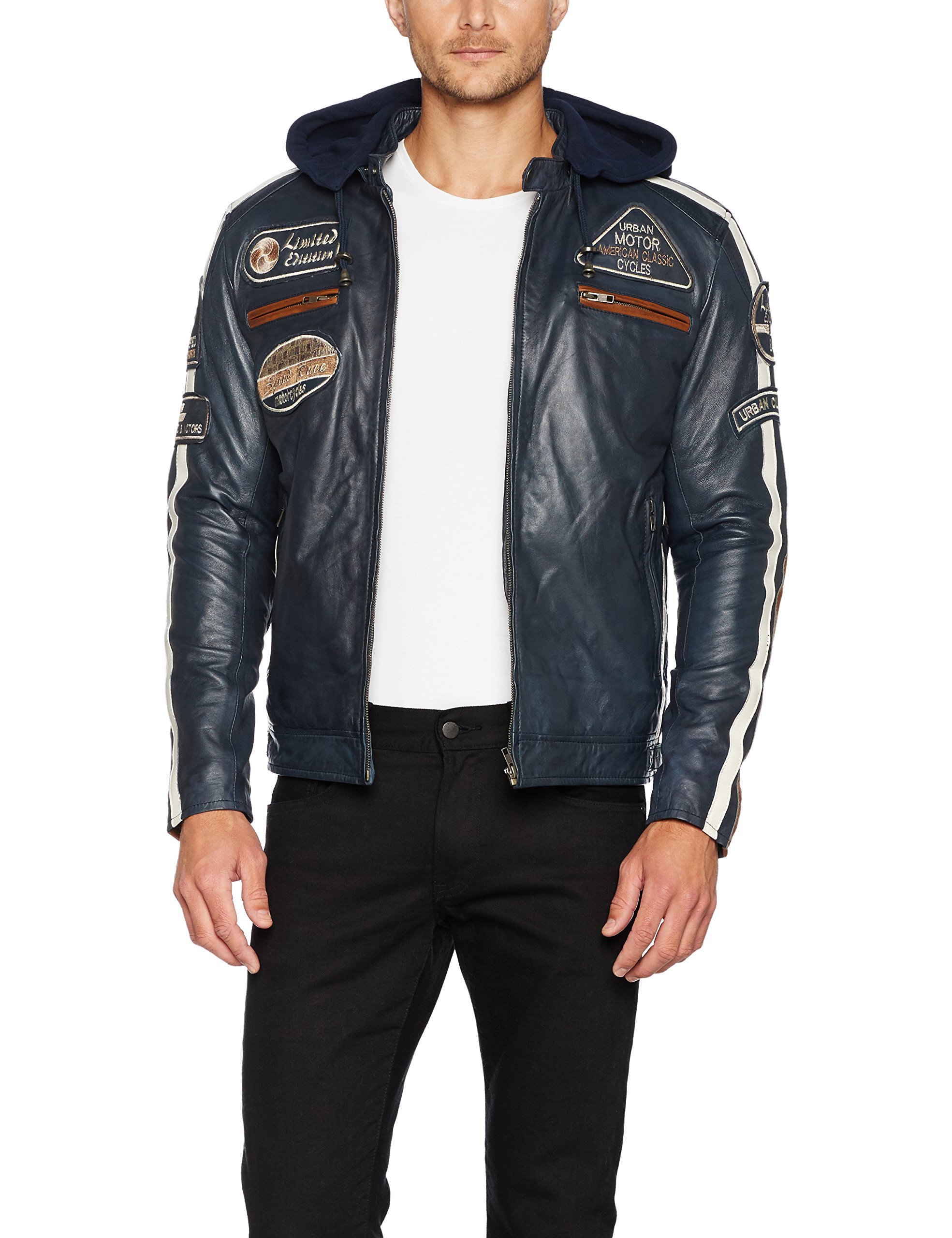 58 kurtka męska, granatowa (Navy Blue), rozmiar: M­