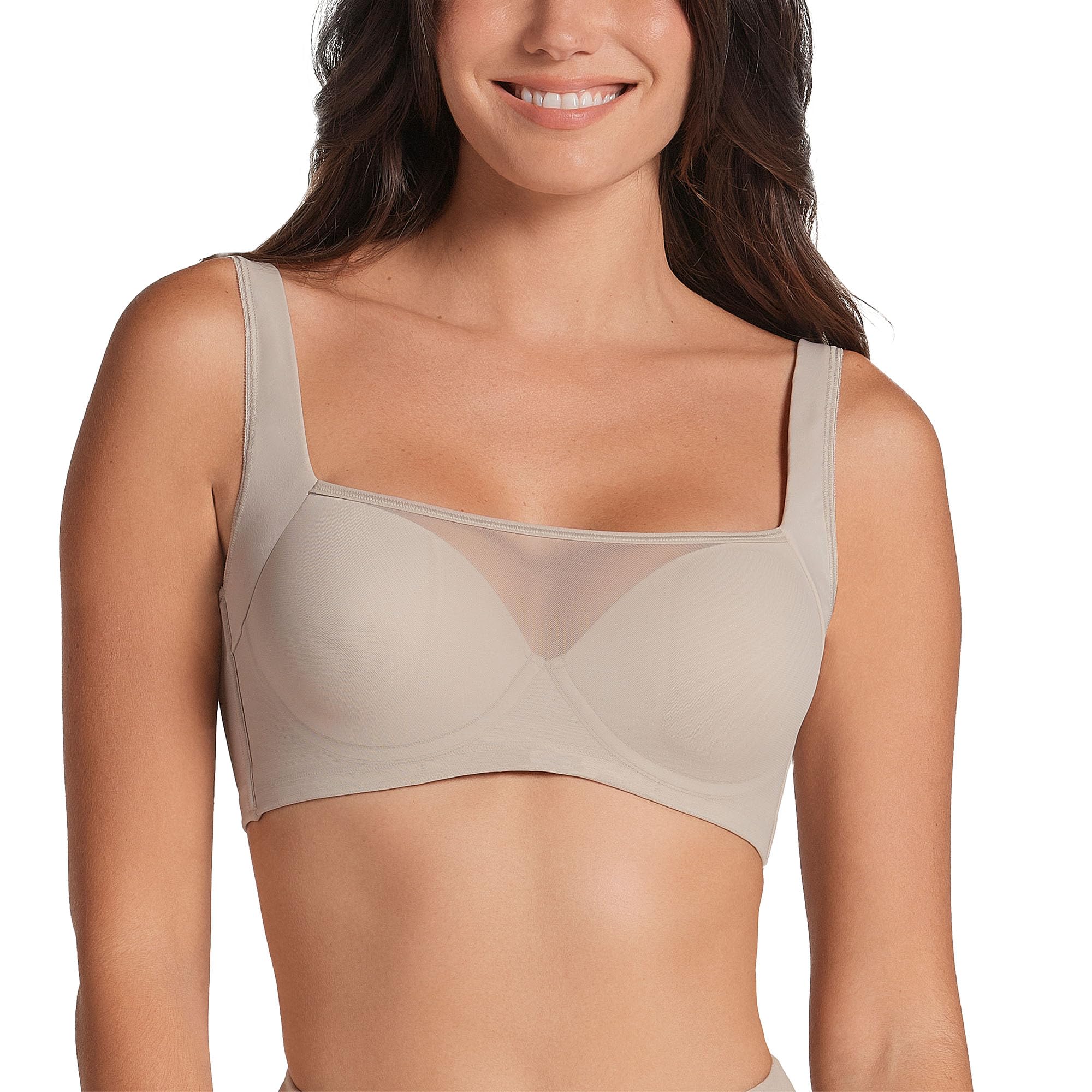 Leonisa Womens Mesh Front Contouring Bras