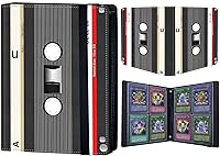 Vista 9 de Carpeta para tarjetas coleccionables de 4 bolsillos, 160 tarjetas, libro con banda elástica que se adapta a la mayoría de tarjetas