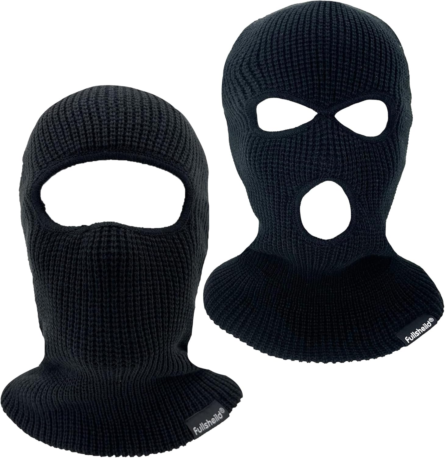 Winter Wool Balaclava Knit Ski Mask Beanie for Men Women 2 in 1 Balaclava Beanie Hat Warm Full Face Ski Mask