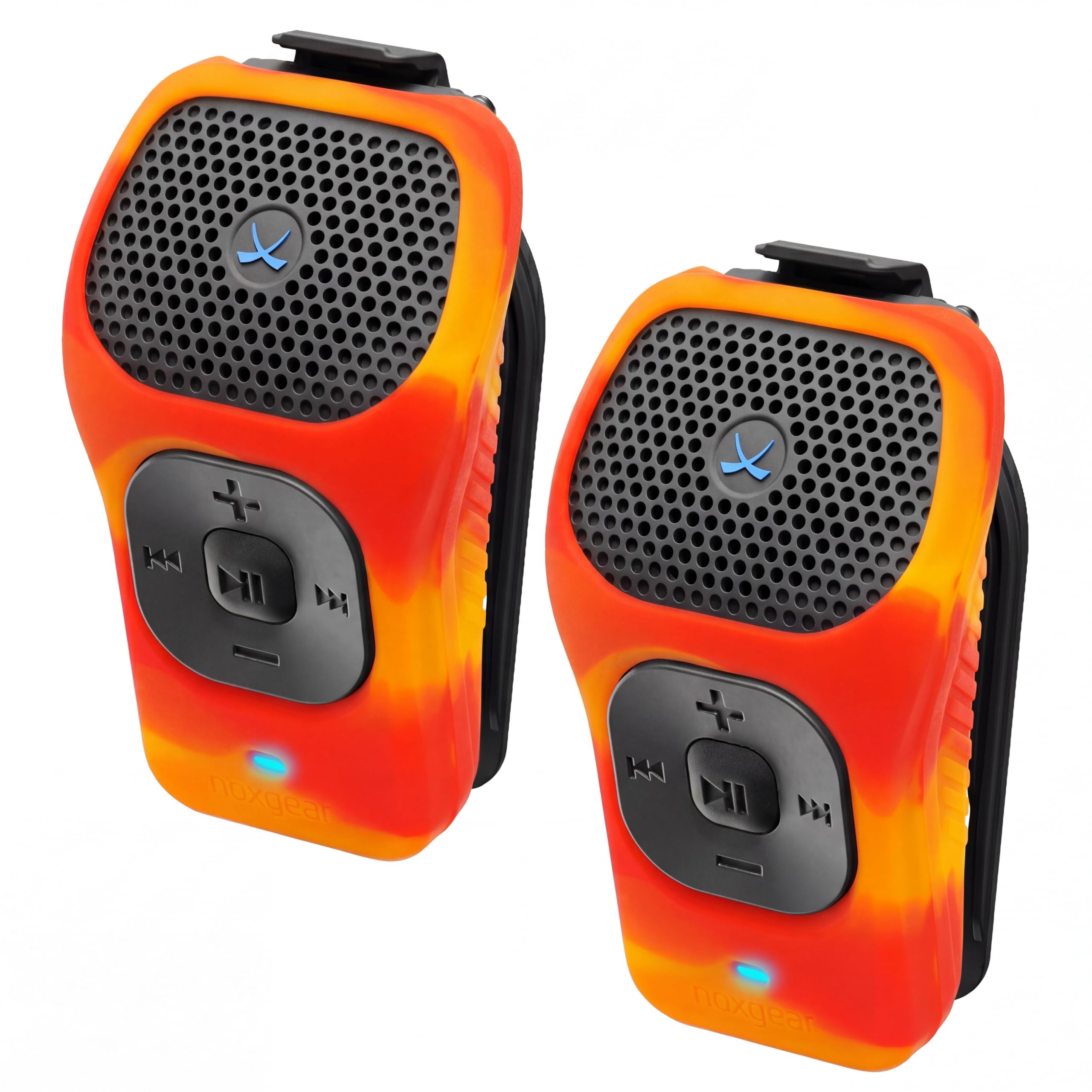 noxgear Altoparlante Bluetooth indossabile da 39 g, mini ingranaggio magnetico EDC, impermeabile fino a 15 ore di riproduzione | Altoparlante a clip, altoparlante indossabile con microfono, portata di