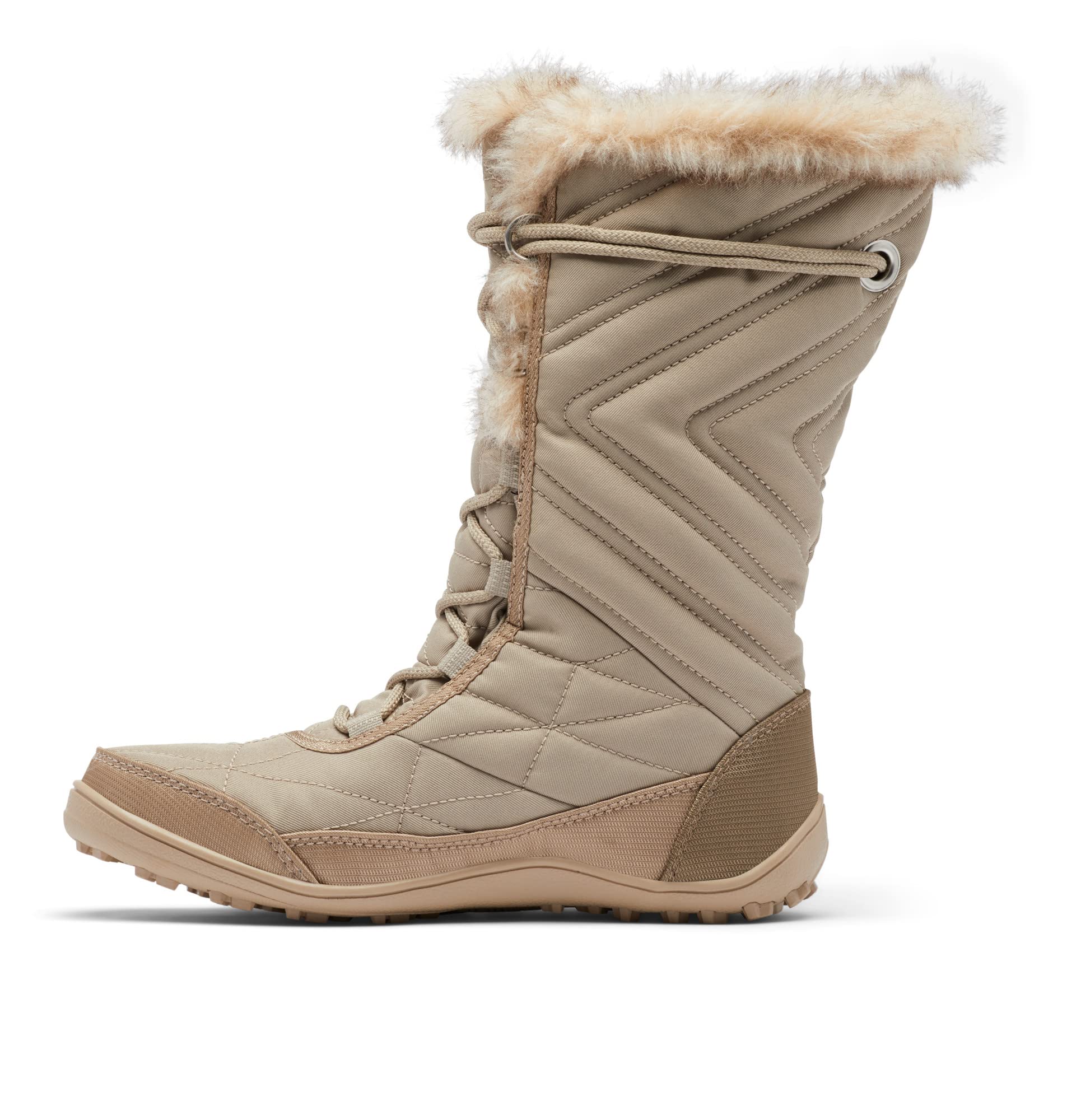 Columbia MINX MID III, Botas de Nieve Mujer, Oxford Tan, Ancient Fossil, 36 EU
