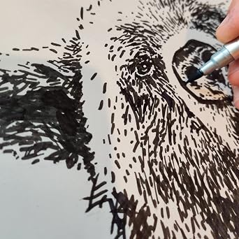 Bear Down Hand-Drawn, Hand Printed T-Shirt