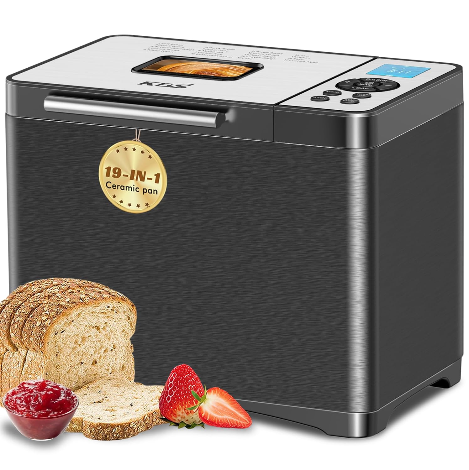 KBS 19-in-1 Bread Maker: Big Loaves & Sourdough Magic for $99 KBS 19-in-1 Bread Maker: Big Loaves & Sourdough Magic for $99