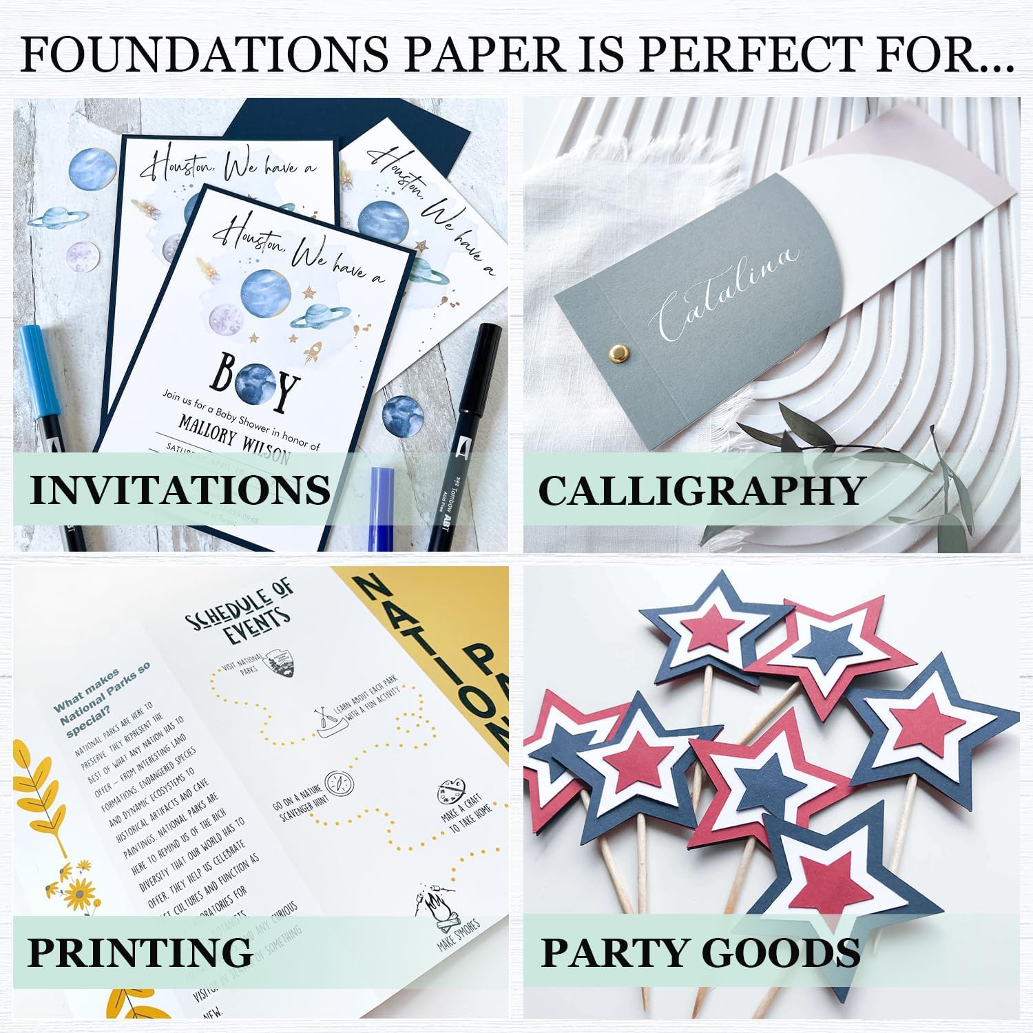 Cardstock Warehouse Foundations 100% Recycled Timber Green Forest Cardstock Paper - 25 Sheets 8.5 x 11 80 lb/215 GSM Premium Dark Green Card stock for Die-cutting Laser, Inkjet Printing & DIY Projects