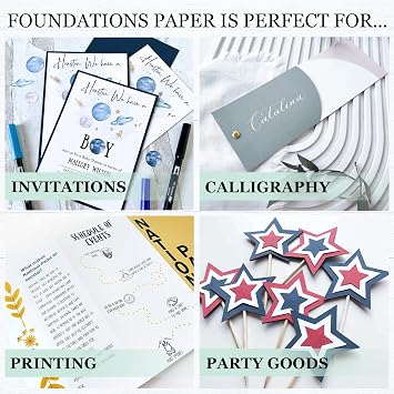 Cardstock Warehouse Foundations Electric Red - 8.5 x 11 - 80 Lb. / 215 Gsm 100% Recycled Premium Cardstock Paper - 25 Sheets