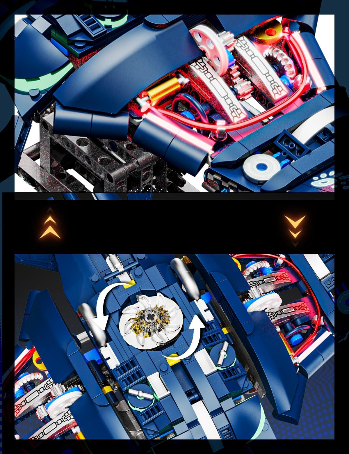 Amazon | 動くヒレとライト付きメカニカルマンタ組み立てキット、966