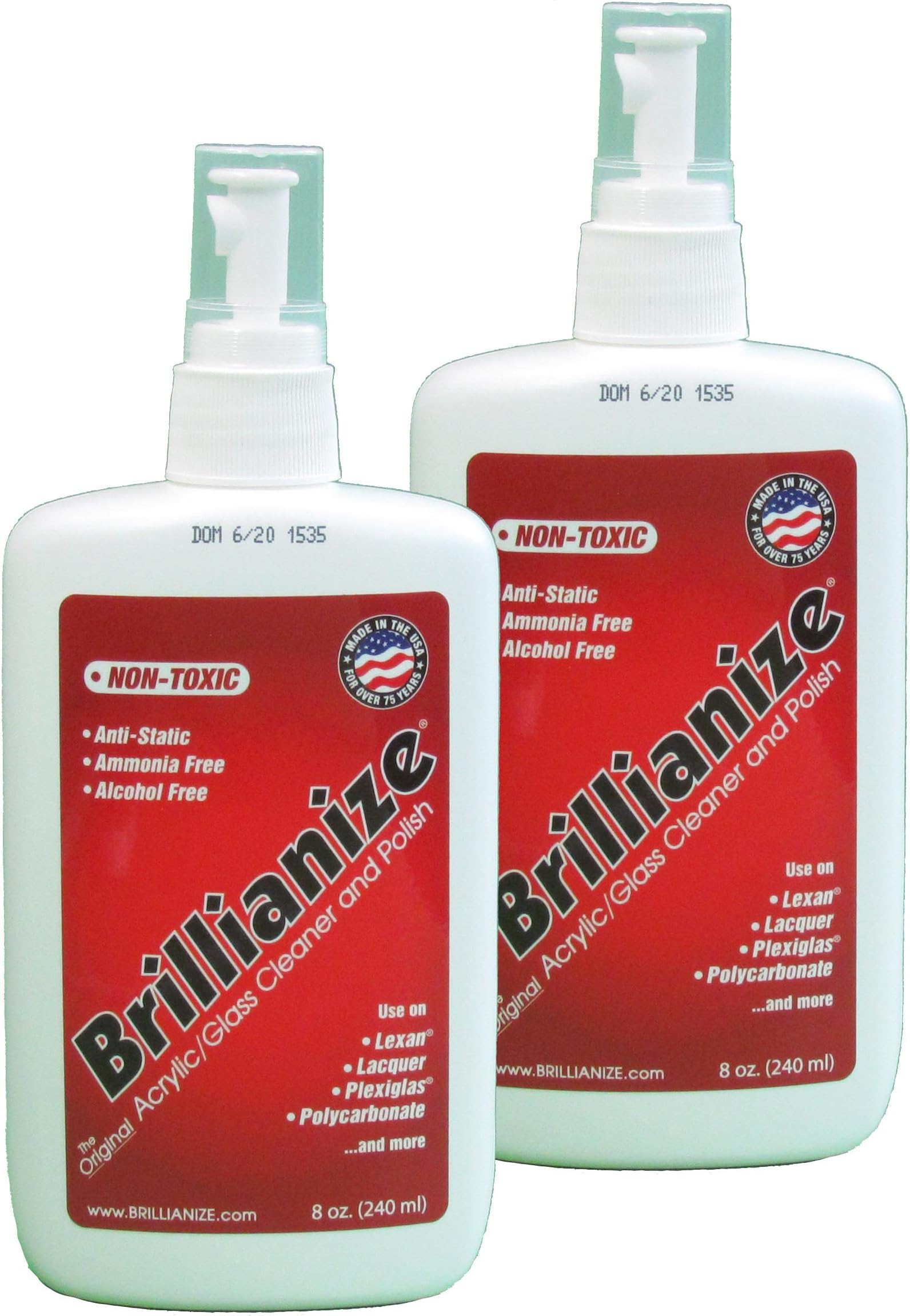 8 oz. Pump Spray Bottles - 2 Pack