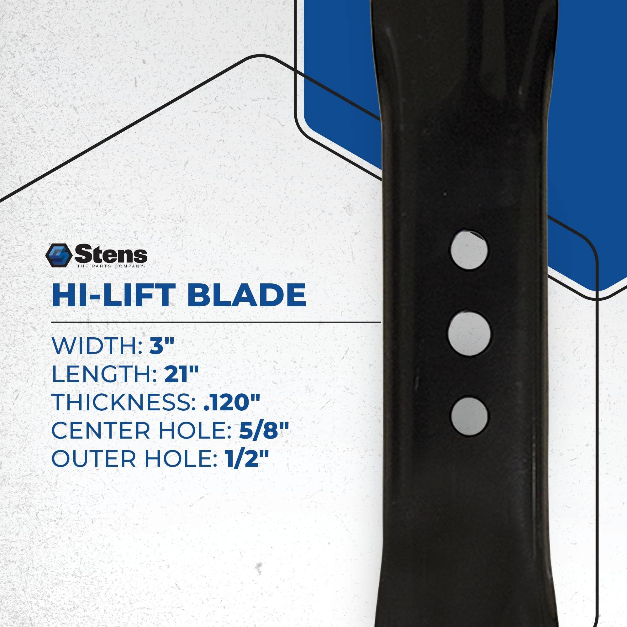 Amazon.com : Stens New Hi-Lift Blade 330-845 Compatible with