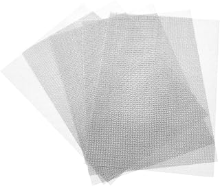 5 Pack 304 Stainless Steel Woven Wire 30 Mesh,11.8"X8.2"(30X21cm) Air Vent Mesh,Metal Insect Mesh Sheet, Rodent Mesh Screen Security Guard for Garden Animal Cage Net Security Cabinets Mesh(30MeshxA4)