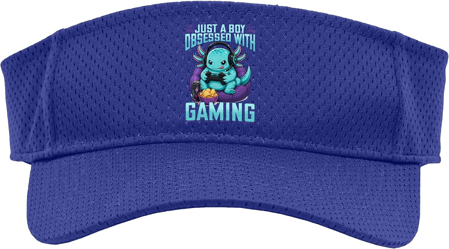 Funny Axolotl Gamer Gaming Sport Sun Visor