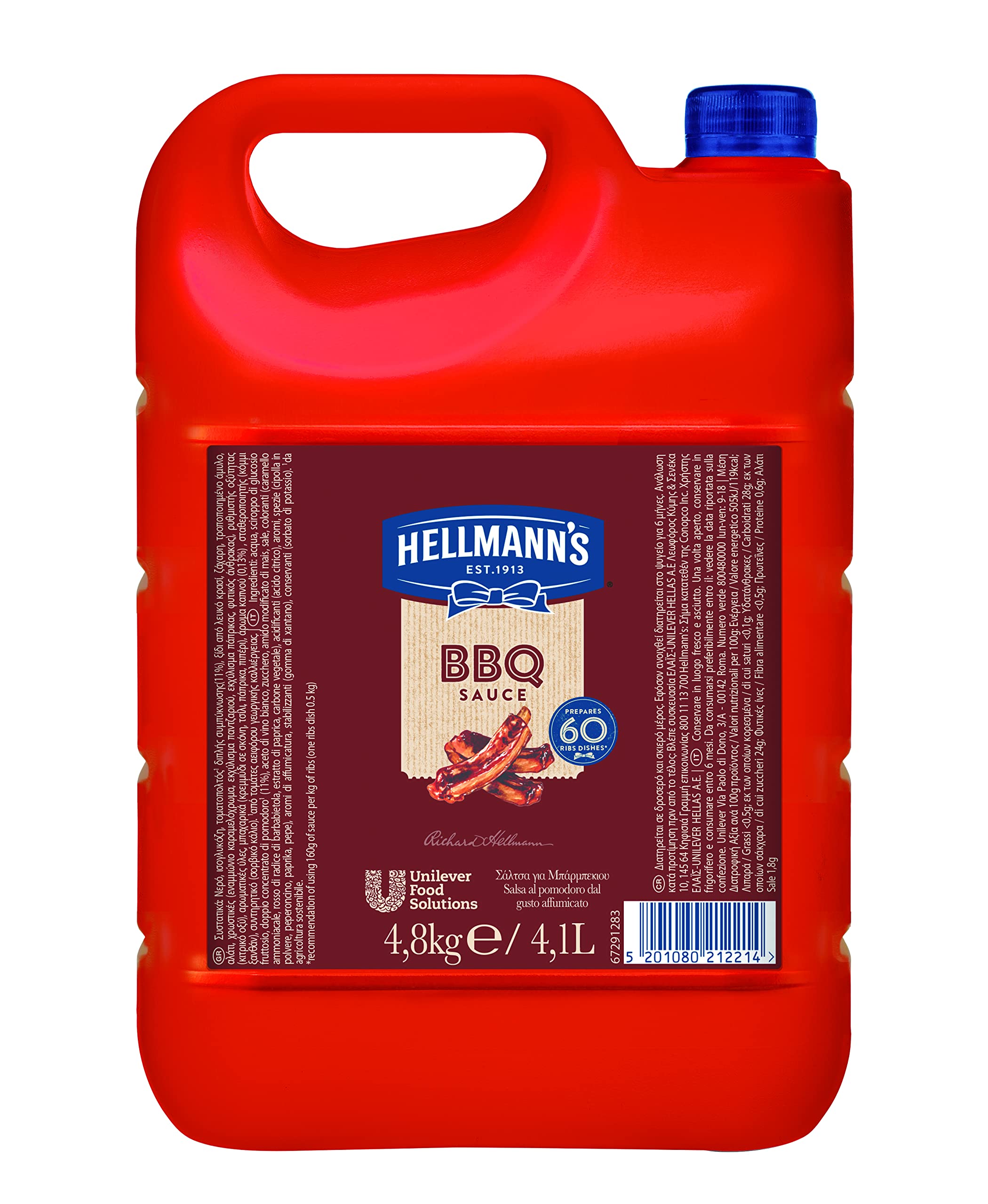 Hellmann's Salsa BBQ in tanica da 4.8 kg