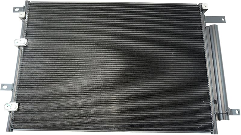 Condensador do ar-condicionado com filtro secador TRQ para Chrysler 200 2015–2017 – Conjunto