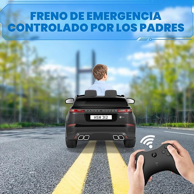 Foto 8 de 8 de ZoomBuggy Coche Eléctrico 12V para Niños con Licencia Range Rover 2 Plazas