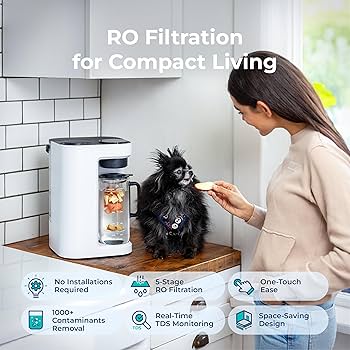 Bluevua RO100ROPOT-LITE Countertop Reverse Osmosis Water Filter
