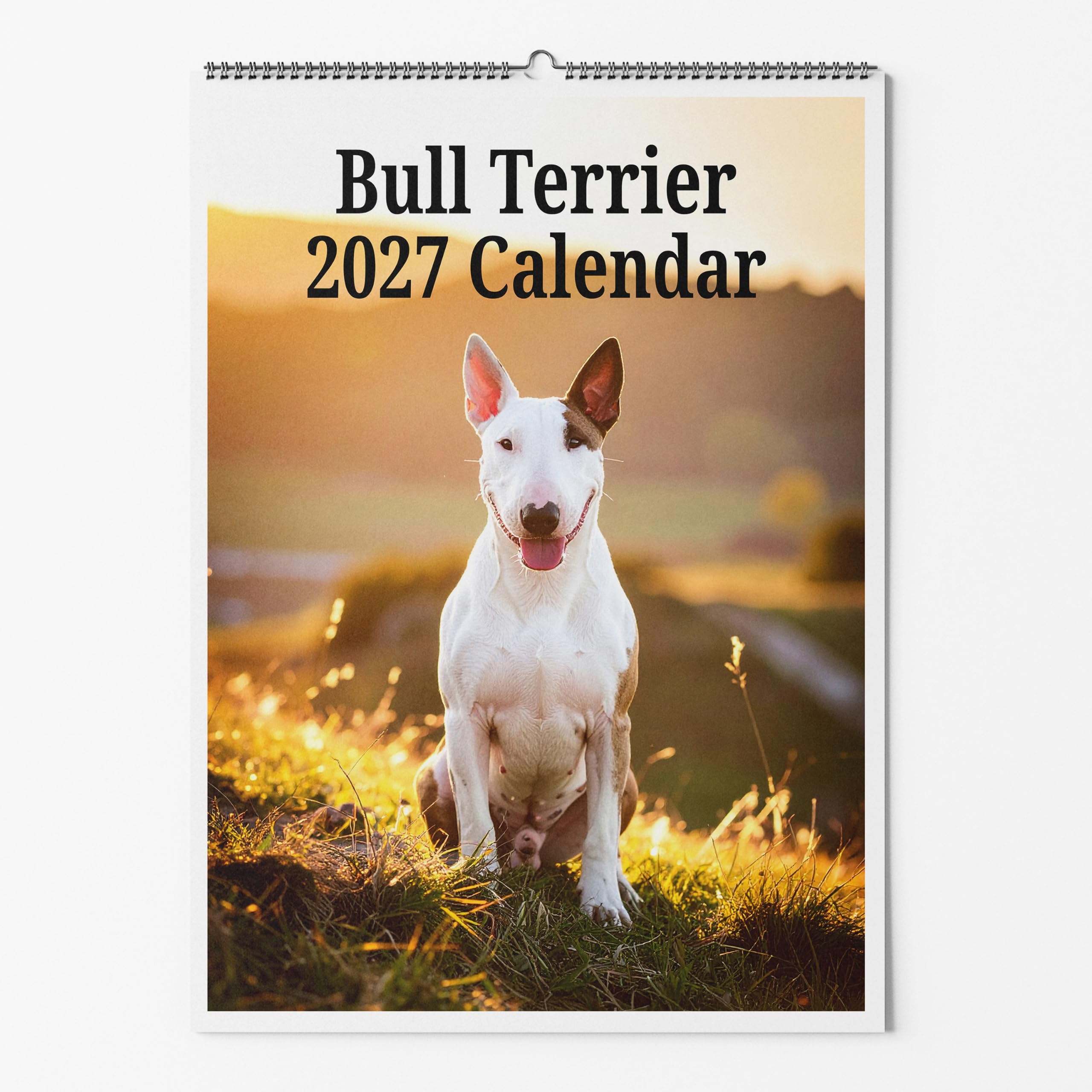 Bull Terrier Wall Calendar - Choice Of Sizes - A3 Dog Calendar - Dog Lovers Monthly Planner 2027 โ image 1