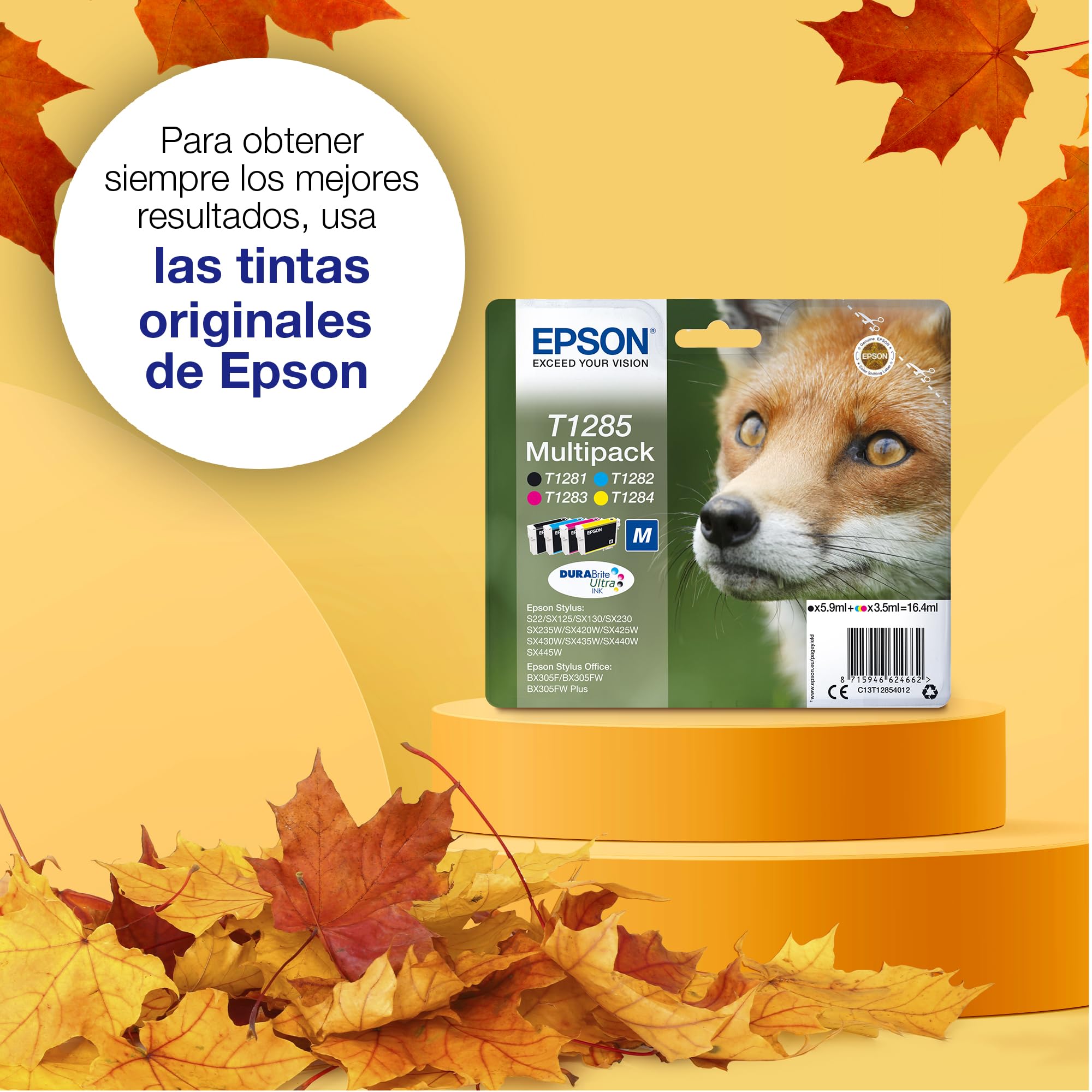 Epson DURABrite Ultra, Cartucho De Tóner Adecuado Para Bx305f 59, Multipack, Normal Paquete De 4