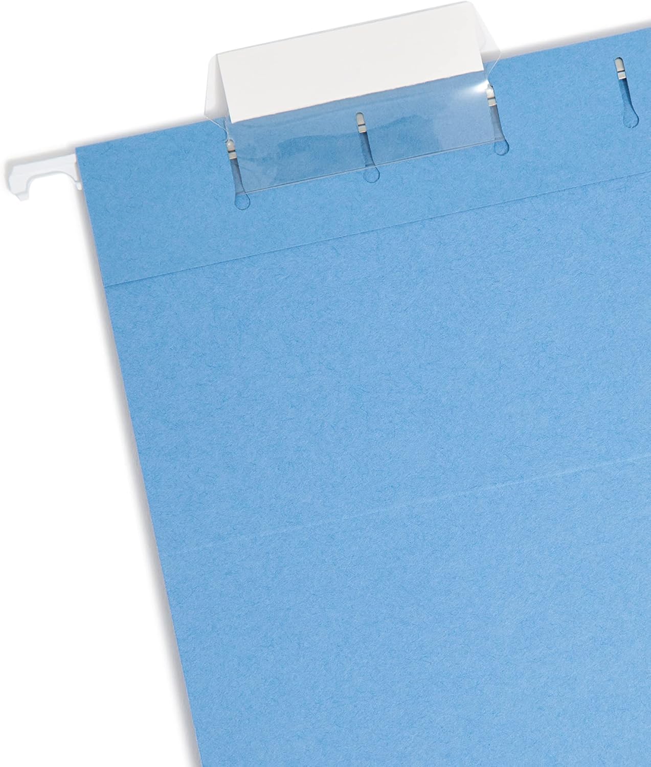 Smead Hanging File Folder with Tab, 1/5-Cut Adjustable Tab, Legal Size, Blue, 25 per Box (64160)