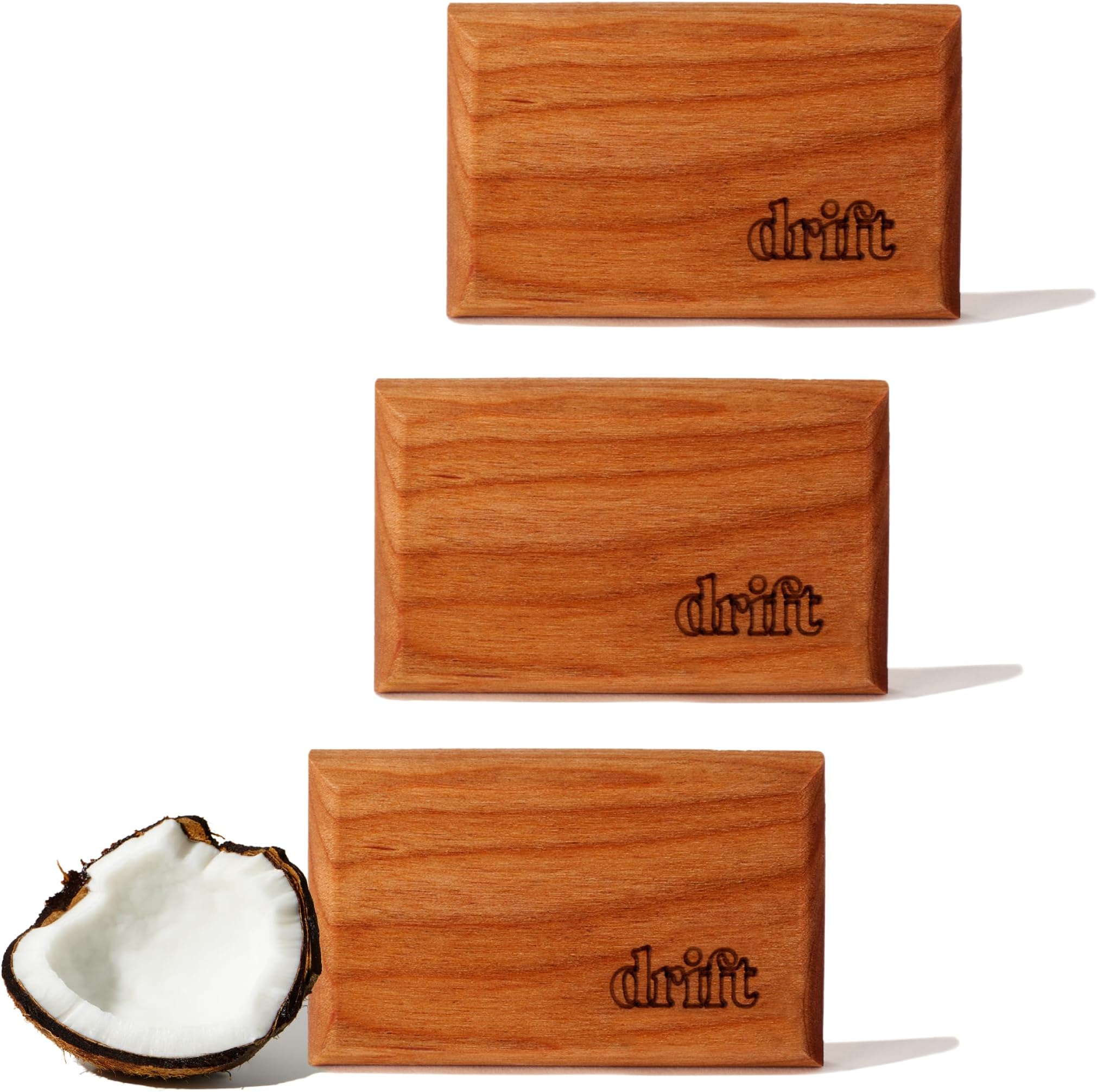 Drift Car Air Freshener - Wood Air Freshener - Car Odor Eliminator - Cabana Scent Refill - Pack of 3 - NO CLIP INCLUDED