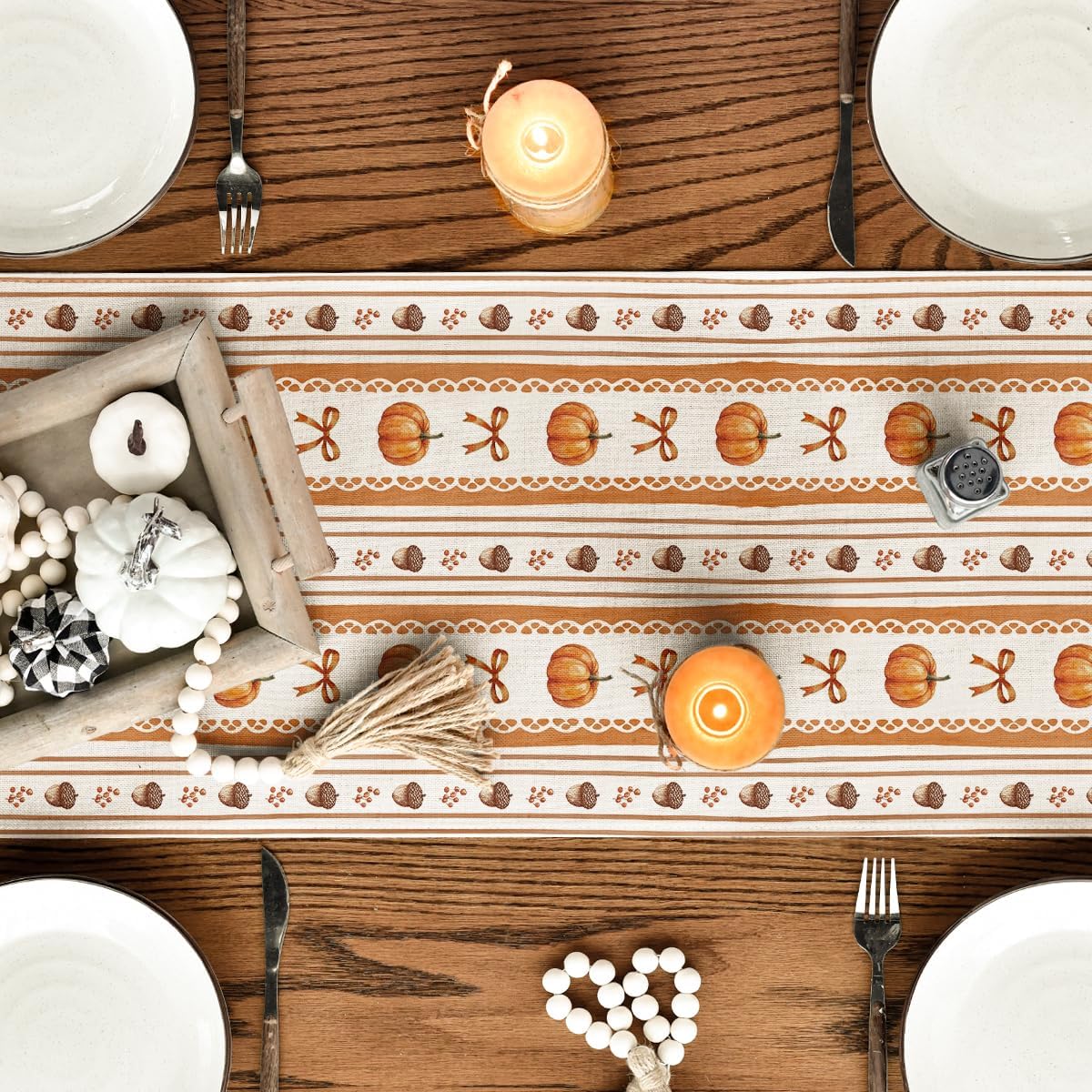 Artoid Mode 210 GSM Fall Table Runner Home Party Decor 13x72 Inch