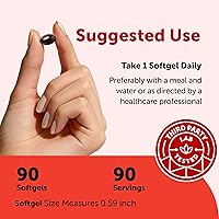 Vista 3 de Micro Ingredients Astaxantina de 12 mg con aceite MCT, 90 cápsulas blandas Suplementos antioxidantes de astaxantina premium* Fuente