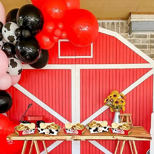 Miniatura 4 de 24 piezas de suministros de fiesta de aperitivos de animales de granja, bandejas de comida de granja para fiesta de cumpleaños de granero,