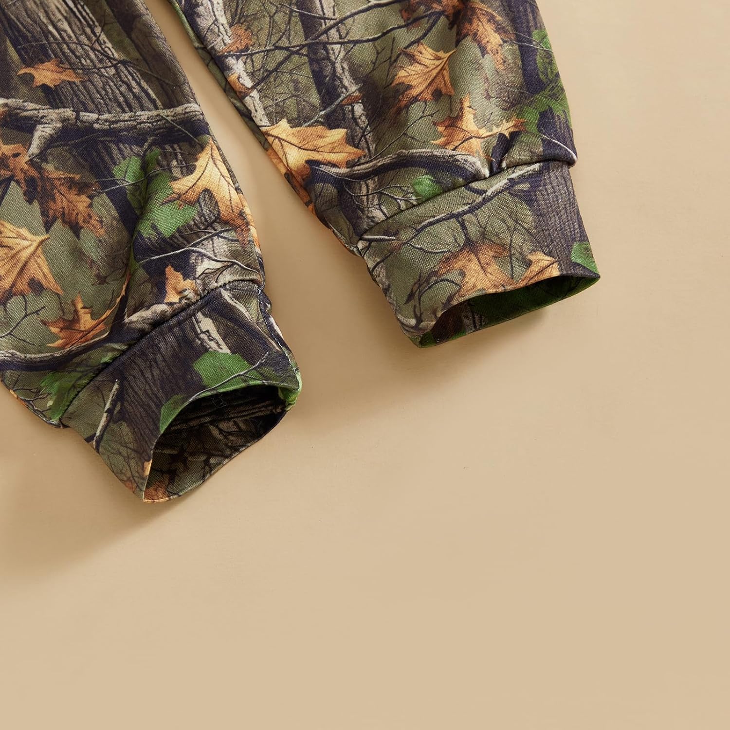 Newborn Baby Boy Hunting Outfit Deer Antler Letter Print Long Sleeve Romper and Pants +Hat 3pc Clothes - Image 6