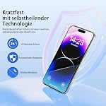 3 Pack for iPhone 12 Pro Max / 14 Pro Max / 15 Pro Max TPU Films Screen Protectors, Fingerprint Unlock, HD Clear, Anti Scratch, Bubble Free, Ultra Thin, Easy Installation