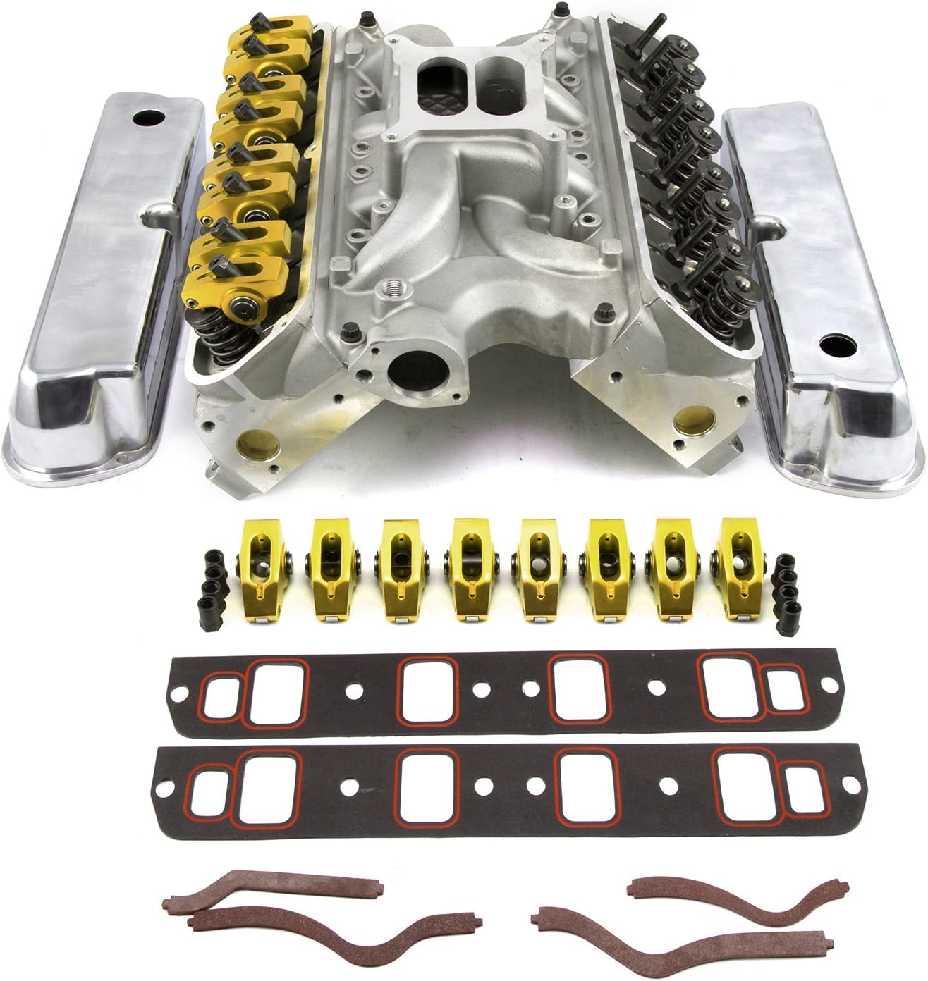 Speedmaster PCE435.1022 Compatible with Ford SB 289 302 Hyd FT 190cc Cylinder Head Top End Engine Combo Kit