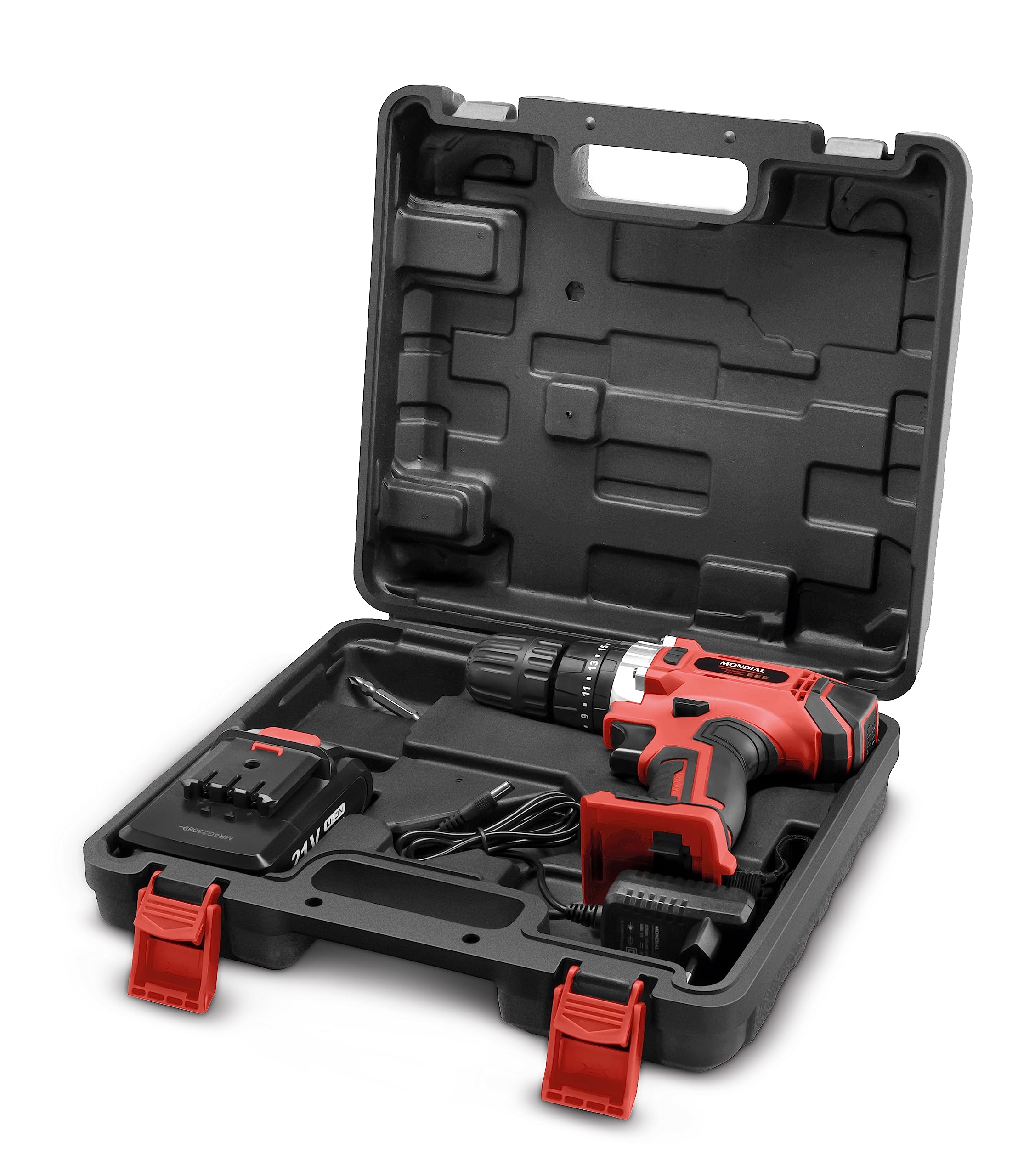 バリエム　m Parafusadeira E Furadeira Recarrégavel Bivolt (Pf-09m