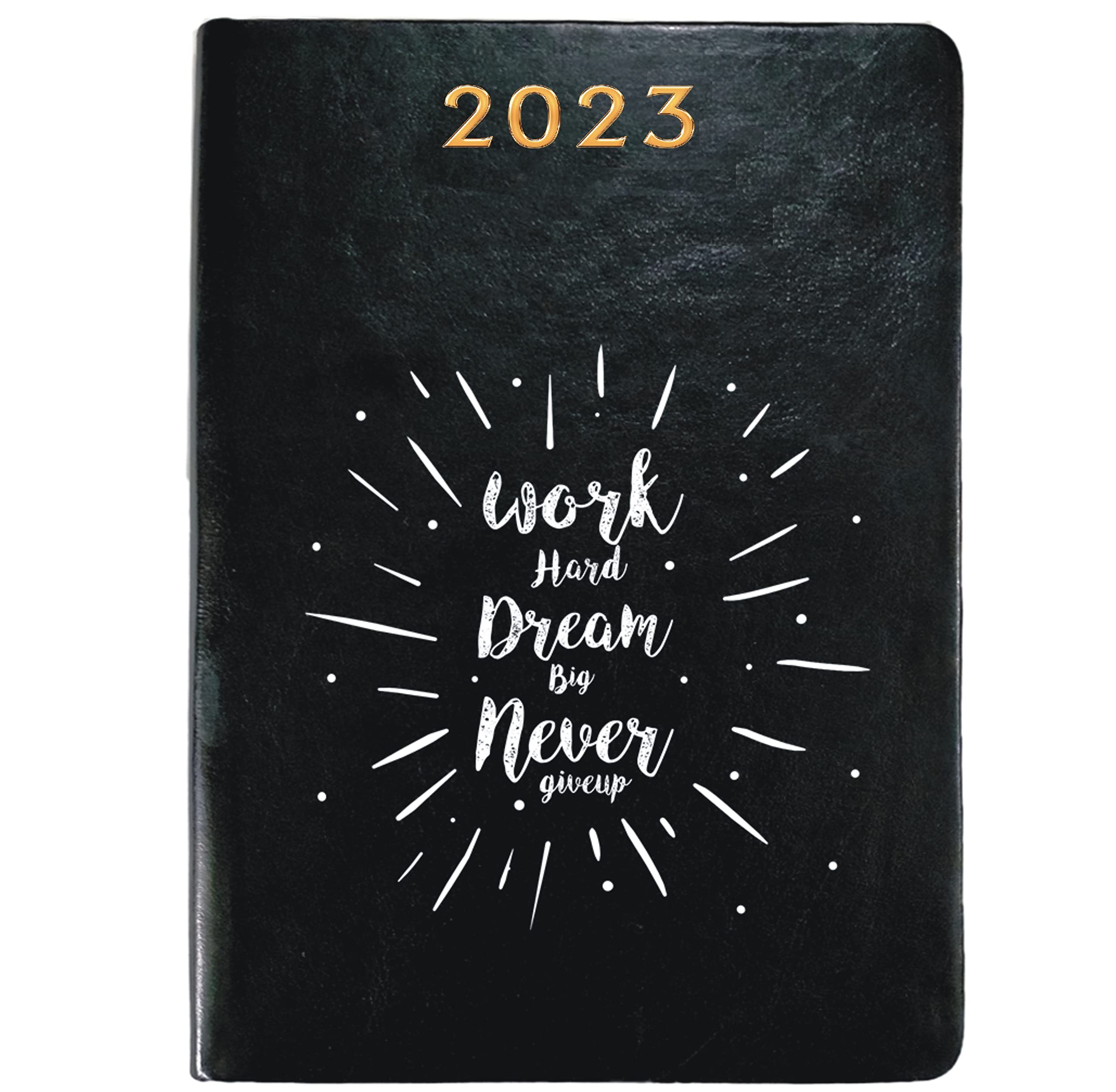 Buy Graphique 2023 Diary Daily Planner 365 Pages.Pu Leather New Year