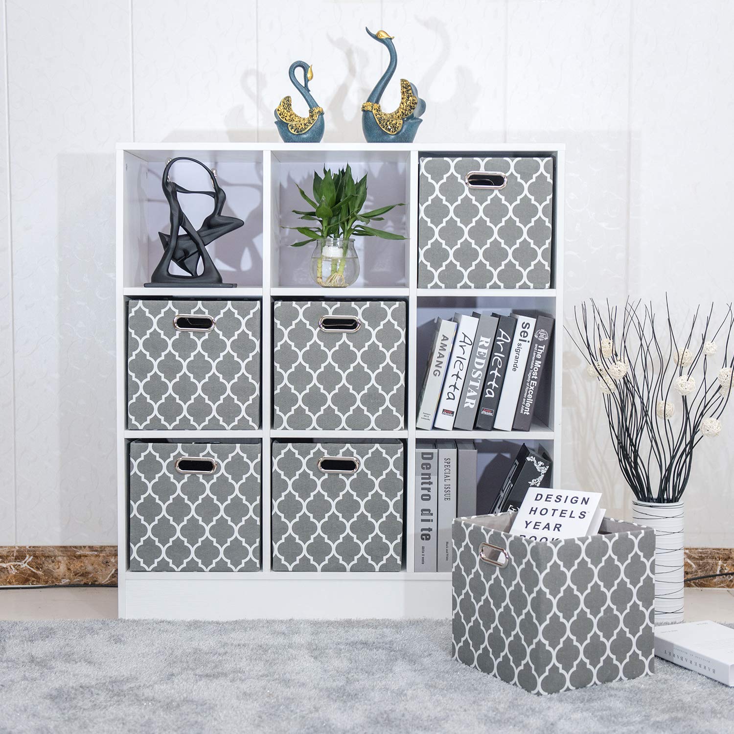 Buy Posprica Kallax Cube Storage Boxes, Foldable Storage Cubes Baskets