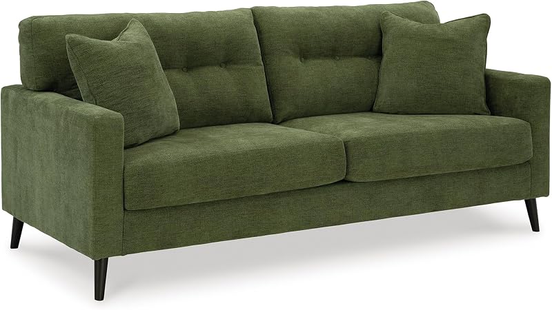 Signature Design by Ashley Bixler Sofa, Mid-Century Modern Green Couch
