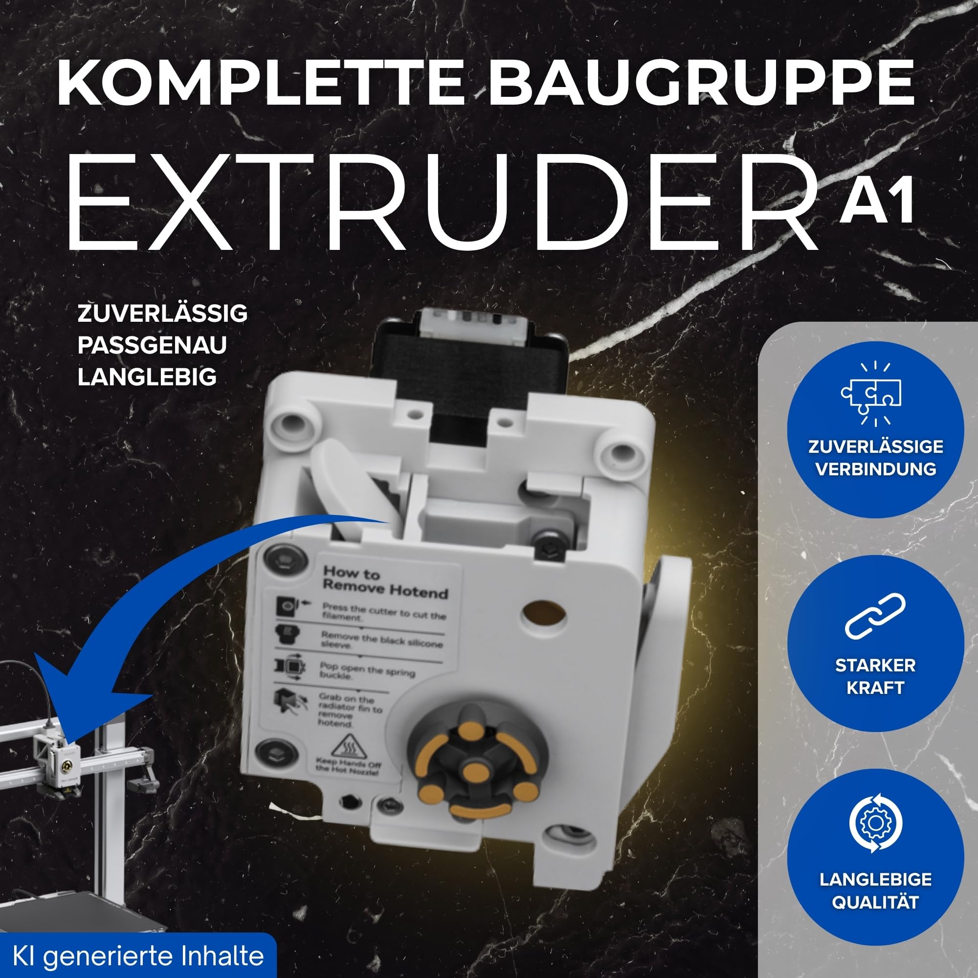 Unidad de extrusora A1 A1 Mini apta para impresora 3D Bambu Lab Bambulab