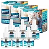 Woyamay Cat Calming Diffuser Refills - 6 Pack Cat Pheromones Calming Diffuser for Cat Anxiety Relief, Cat Pheromone Diffuser, 180 Days Pheromone Diffuser to Calm Cats, Fits All Common Diffuser Heads
