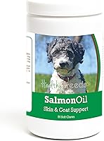 Vista 88 de Healthy Breeds Golden Retriever - Aceite de salmón masticable suave, 90
