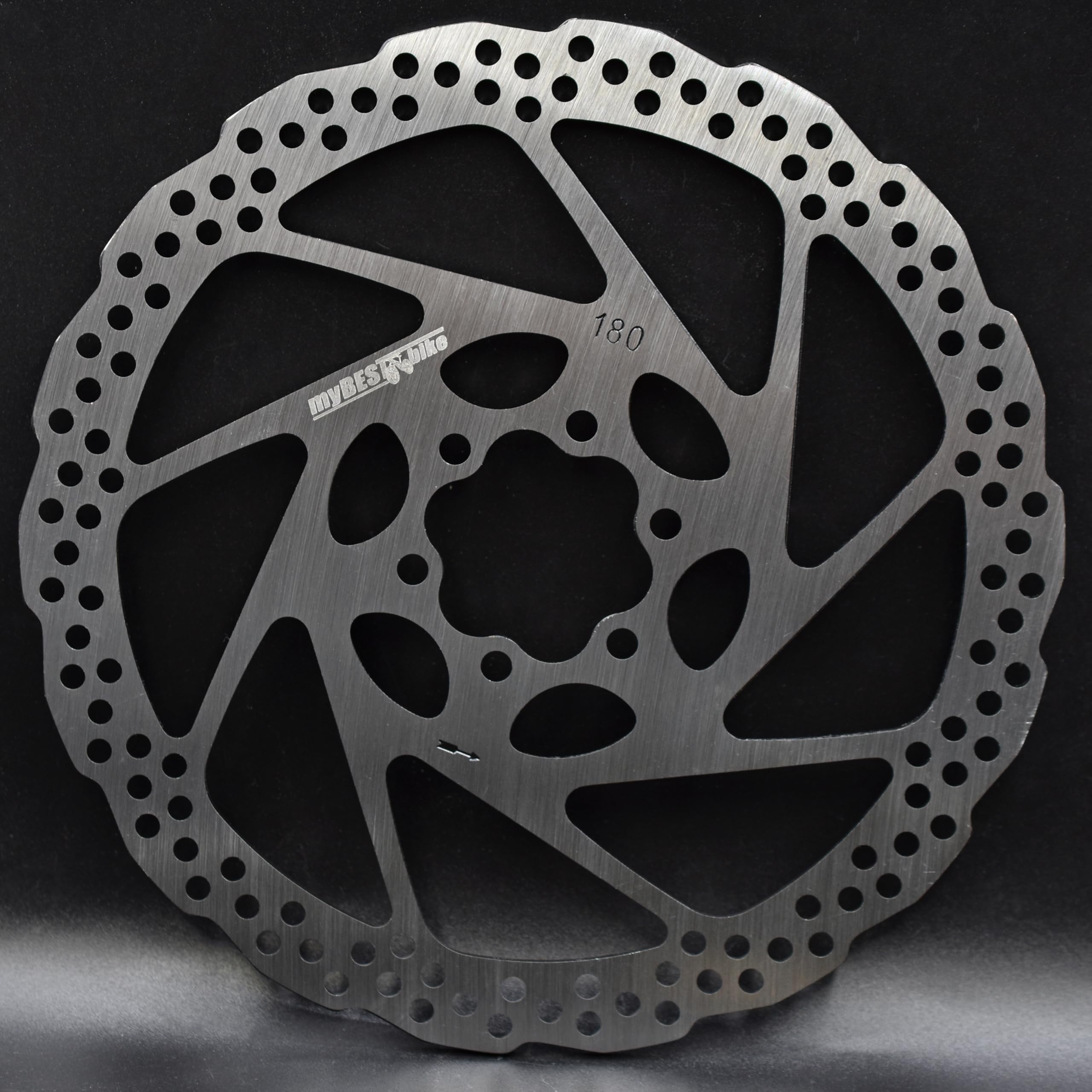 Rotori per freni a disco per bicicletta 140/160/180mm, confezione da 2, rotori per bicicletta in acciaio inossidabile con 12 viti T25 M5x10mm per bicicletta da montagna, MTB, BMX