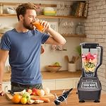 Blender Blade Replacement, 6 Blade Replacement Compatible with Ninja 72 oz Pitcher BL660C BL740 BL642 BL500C