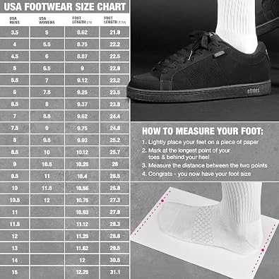 Etnies Kingpin - Classic Skate Heritage Fashion Style with on-Trend Puffy Look, Reinforced Cupsole - Black Dirty Wash - 5.5
