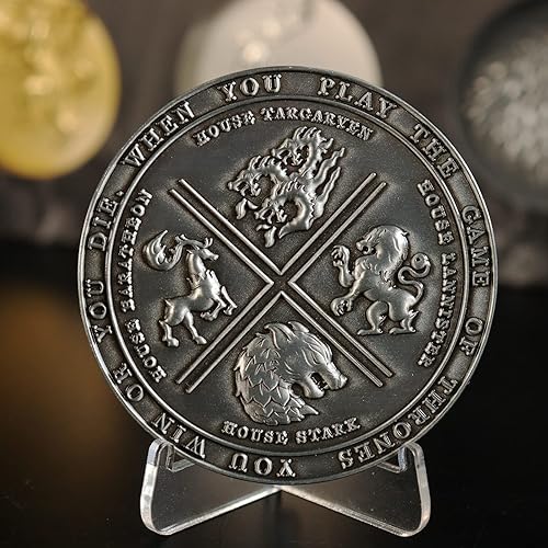 Miniatura 3 de Fanattik Medallón oficial de Juego de Tronos Edición Limitada, GOT Collectible, solo 5000 en todo el mundo, GOT Gifts