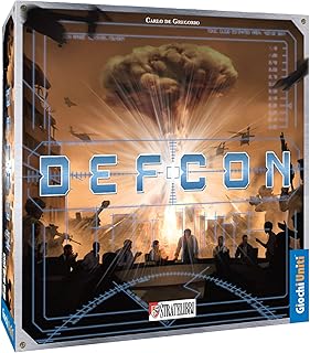 Giochi Uniti Defcon Board Game | Tactical Strategy Game | Dsytopian Area Control Game | Entry Level Wargame for Kids and Adults | Ages 10+ | 2-4 Players | Average Playtime 60 Minutes | Giochi Uniti