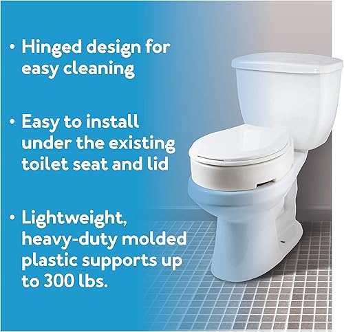 Vista 14 de Asiento elevador para inodoro, de Carex Health Brands