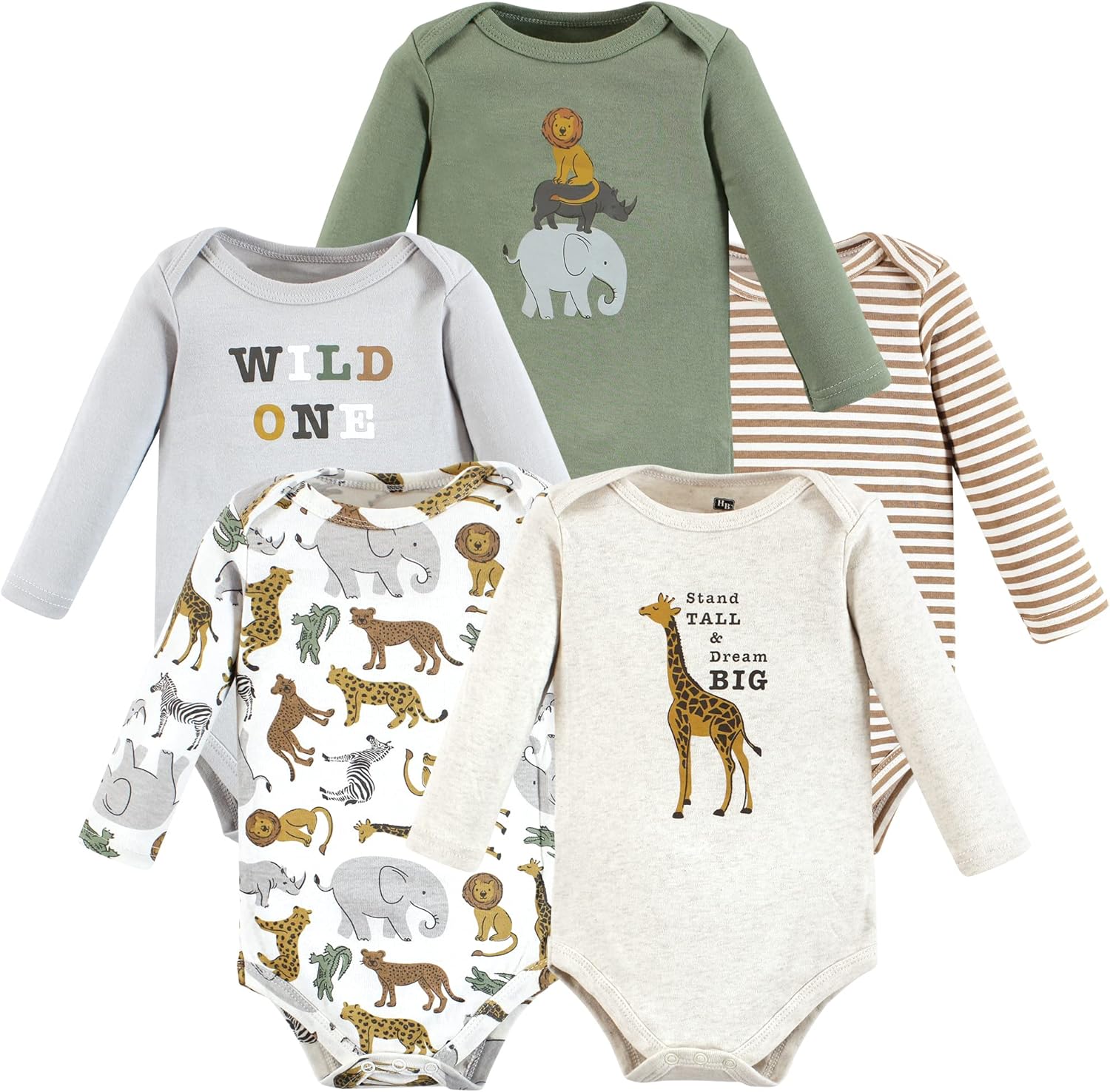 Hudson Baby Unisex Baby Cotton Bodysuits
