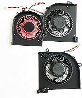 MOQIAN CPU+GPU 冷却ファン交換用MSI GS65 Stealth GS65VR P65 MS-16Q2 MS-16Q1 MS-16Q3 ノートパソコン ファン 16Q2-CPU-CW 16Q2-GPU-CW BS5005HS-U3N [並行輸入品]