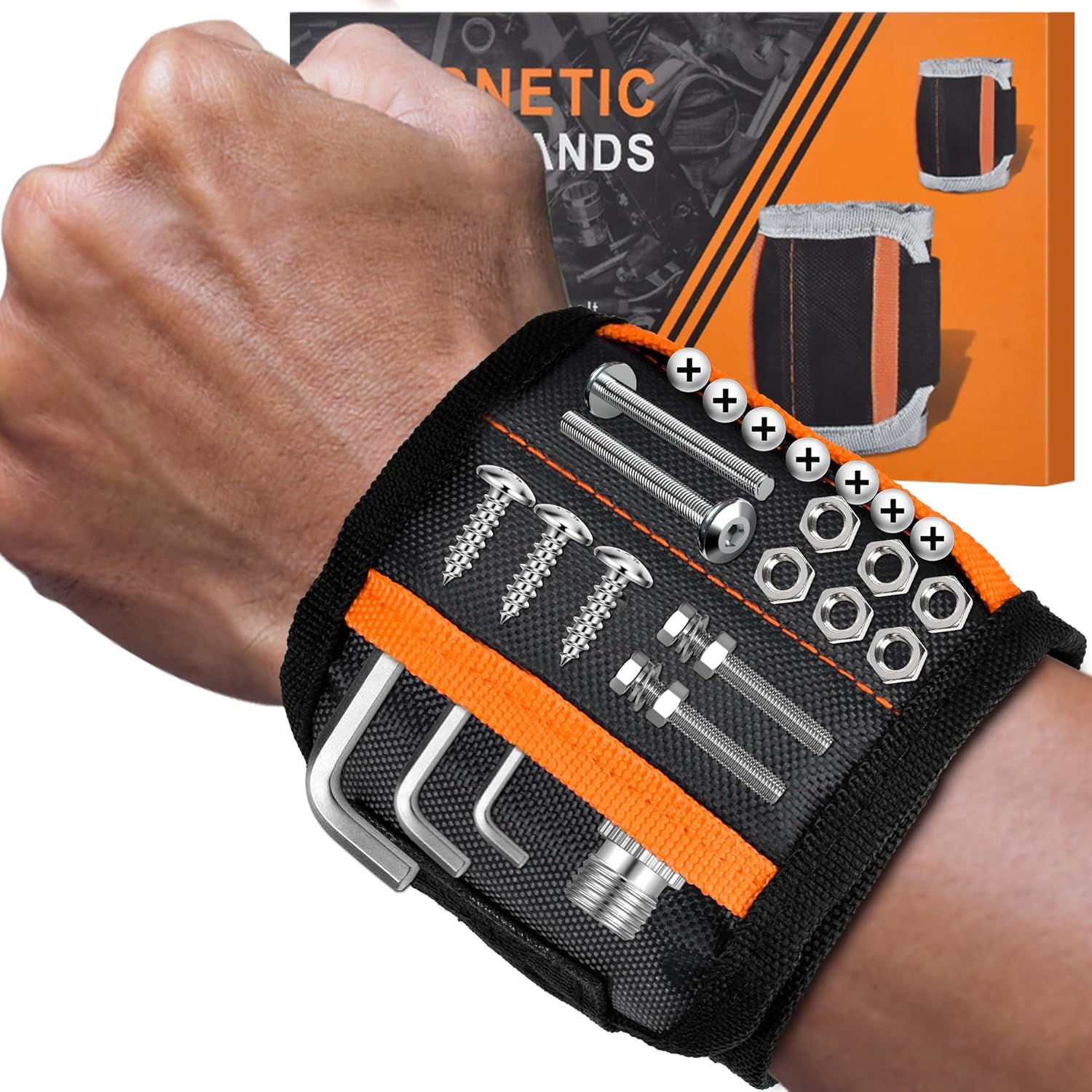 The Ultimate Magnetic Wristband: Perfect Gift for Dads, Husbands, and DIY Enthusiasts!