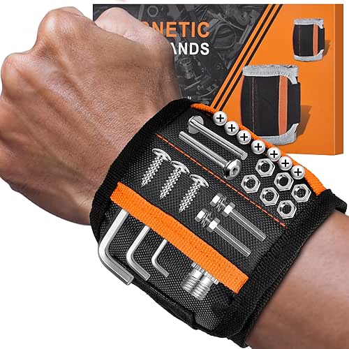 Tmacker Stocking Stuffers Magnetic Wristband for Tools Holding Screws Nail