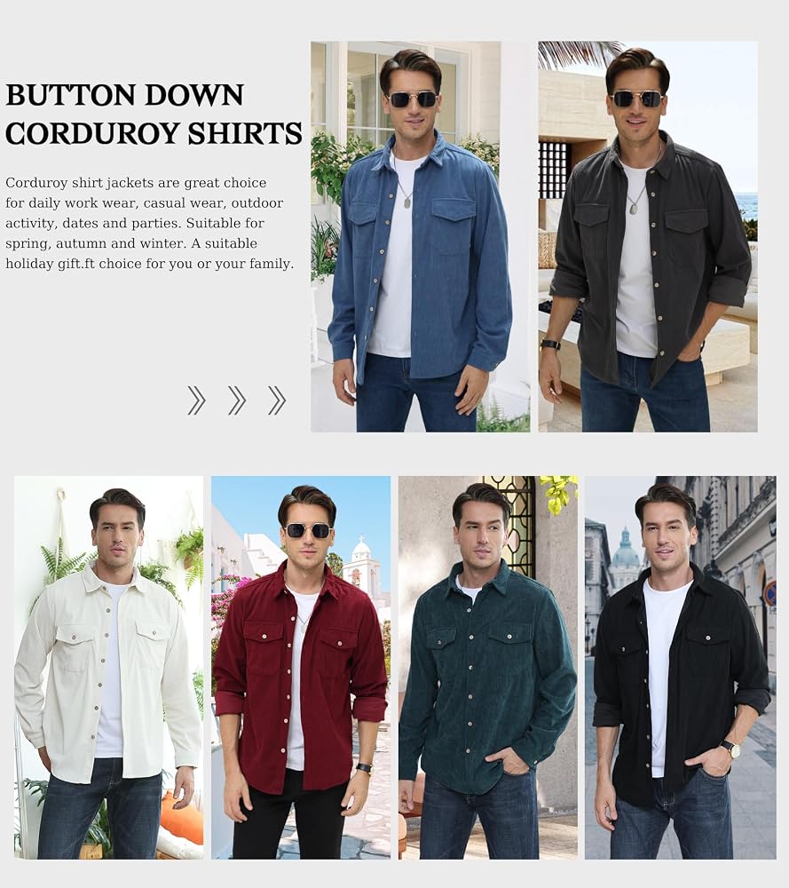 Camicia Da Notte Uomo In Velluto Nikki (80% Cotone) - Maniche Lunghe Con Polsini A Risvolto, Tasche, Taglie M-3XL, Colori Vari - 2