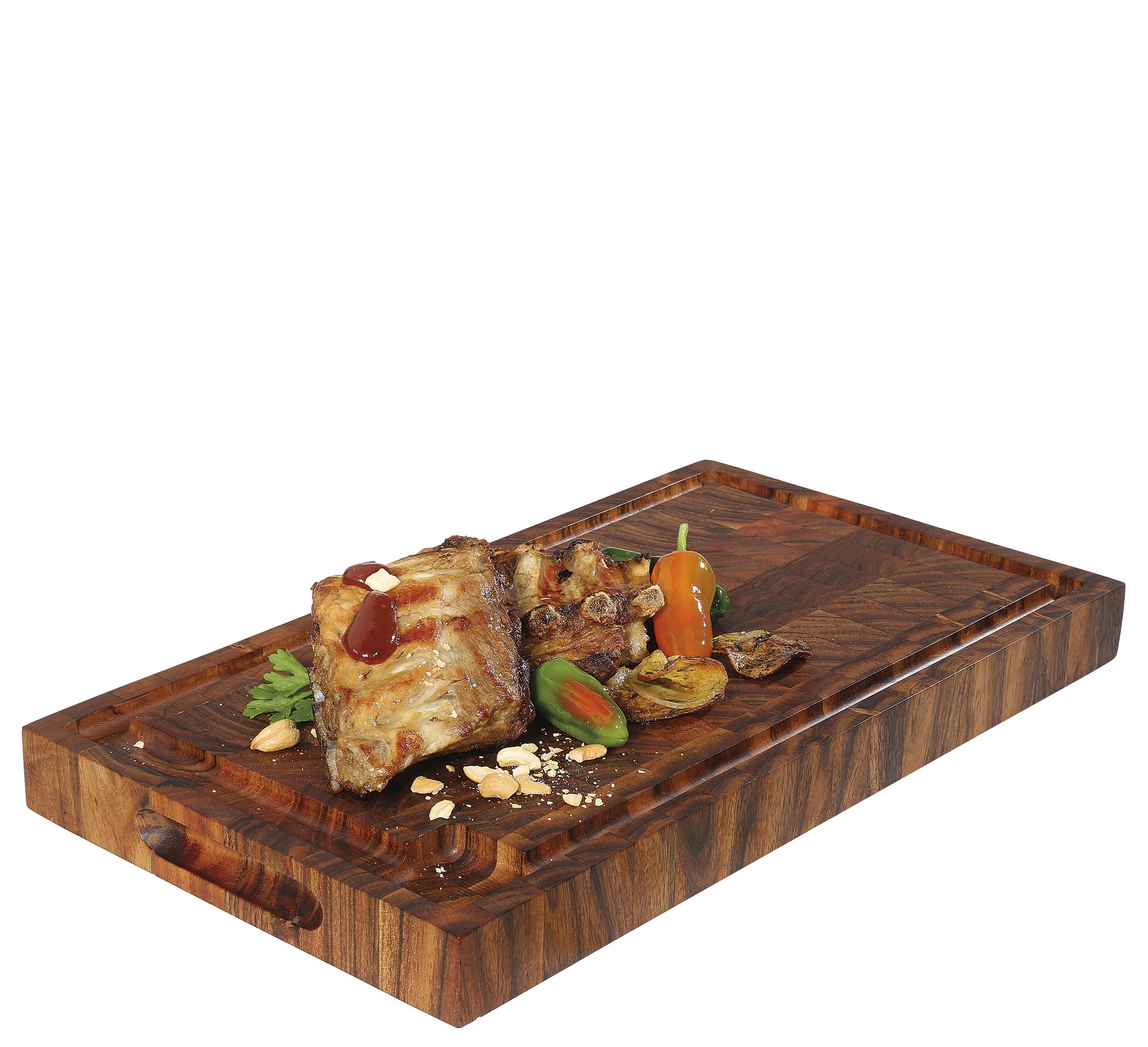 Zassenhaus Hakblok voorhoofd hout eiken 45 x 25 x 4 cm